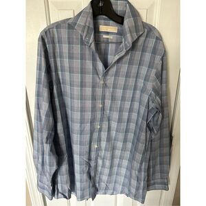 Michael kors dress shirt blue size 16 34/35